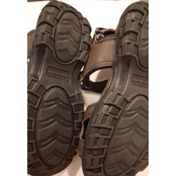 Skechers Mens Size 7 Brown Sport Sandals Relaxed Fit Memory Foam  Garver Louden main image 7